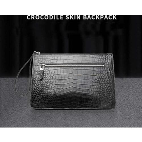 Xinepiju new crocodile leather Men bags male Hand bag leisure business zipper male Hand caught bag men clutch bag