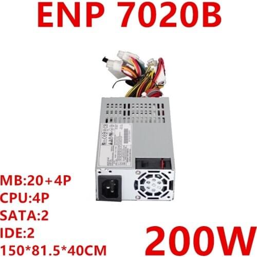 New PSU For Enhance FLEX NAS Small 1U 200W Power Supply ENP-7020B ENP-2320