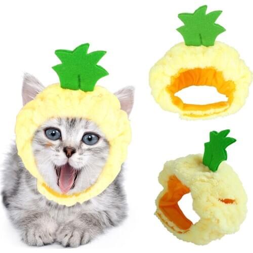 Orgiastic Pet Cap Festival Party Cat Headwear Warm Kitten Hat Winter Headdress Xmas Headcover Accessories For Little Pet Cats