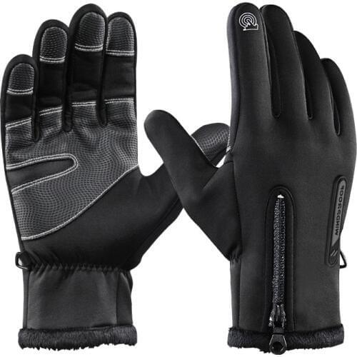 Snowboard Gloves Winter Touch Screen Snow Windstopper Glove Waterproof Gloves Motorcycle Cycling Riding Gloves full fingers