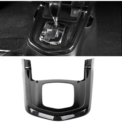 Gear Shift Knob Frame Panel Decoration Trim Cover Fit for Nissan Navara NP300 2015 2016 2017 2018 2019 Car style