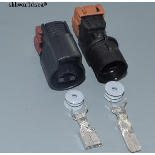 Shhworldsea 1pin 7.8mm female male electrical wire harness plug waterproof plastic connector PK015-01027