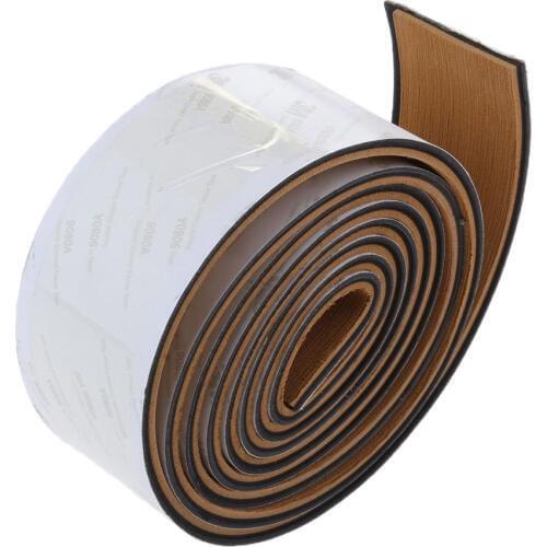 Deluxe 94.5 x 2.2 x 0.2 inch Marine Yacht Flooring Faux Teak EVA Foam Boat Decking Sheet
