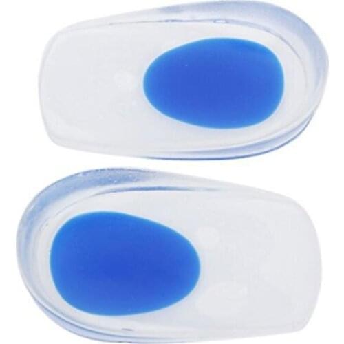 Mens Silicone Gel Heel Cups Heel Seats Foot Orthotic Cushions Insoles for Plantar Fasciitis Heel Spurs Heel Pain Foot Care