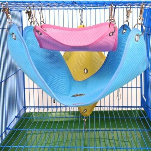 Warm Plush Cloth Hamster Chinchilla Hammock Guinea Pig Rabbit Hanging Bed Cage Accessories,Pet Product