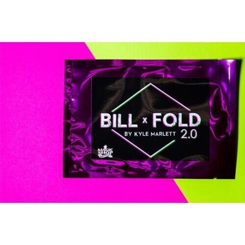 BILLFOLD 2.0 (Pre-made Gimmicks and Online Instructions) Kyle Marlett magic tricks