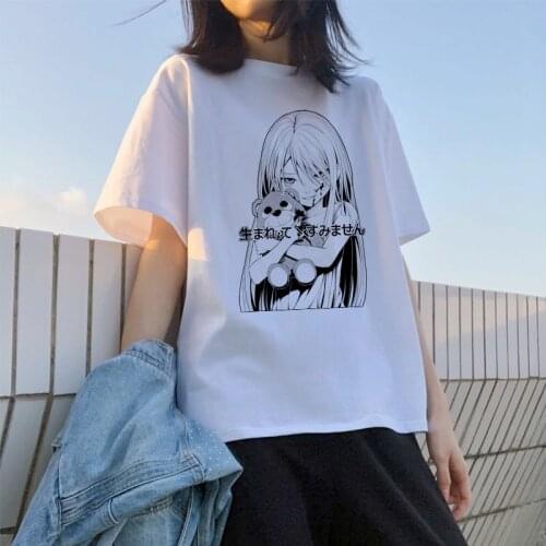 Women T-shirts Punk Gothic Clothing Female Loose Short Sleeve Streetwear Ladies Tops Oversized T-shirt Harajuku Tee Shirt