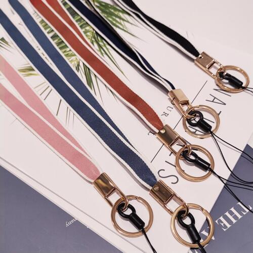 Mobile Phone Straps Hanging Wide cloth tape neck Pendant Hanging chain Mobile phone sling Keychain Anti-lost rope Ornaments