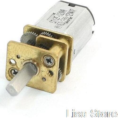 10RPM 12GA N20 6V 10mm Long Shaft Mini DC Geared Box Motor for Smart Car