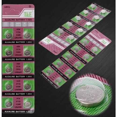 10PCS Alkaline Battery AG6 1.55V Button Coin Cell 371 SR920SW LR920 SR927 171 370 L921 LR69 SR920 Watch Batteries
