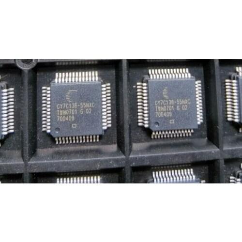 2-10PC New CY7C136-55NXC QFP52 static random access memory chip