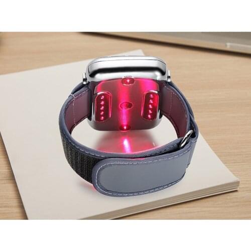 3 in 1 808nm Cold Laser Therapy Red Light Wrist Watch Reduce Pain Rhinitis Joint Wound Healing Control High Blood Pressure