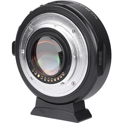 Viltrox EF-M2II AF Auto-focus EXIF 0.71X Reduce Speed Booster Lens Adapter Turbo for Canon EF lens to M43 Camera GH4 GH5 GF6 GF1