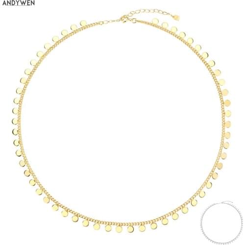Серебряные цепочки ANDYWEN China At AliExpress