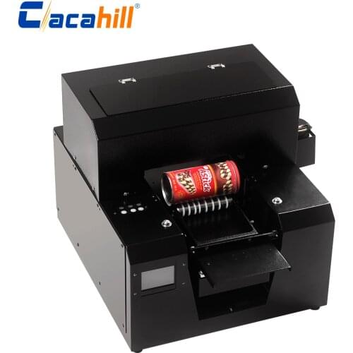 For office Fully automatic portable UV inkjet printer plane and cylinder integrated for plastic card/document/bottle printing