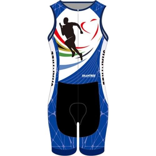 Men Pro Racing Suit Triathlon Sleeveless Jumpsuit Hombre Aero Trisuit Outdoor Sportswear Cycling Skinsuit