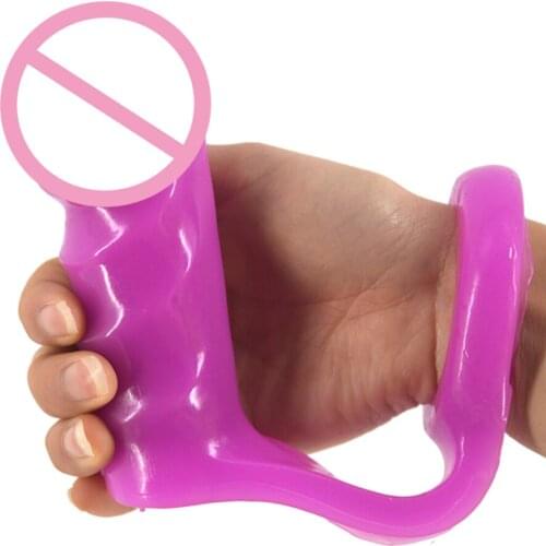 Lasting Dildo Anal Plug Big Cock Ring Penis Prostate Massage Penis Condom Anal Erotic Chastity Sex Toys MenS Anti-Masturbation