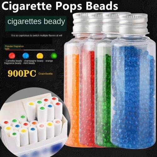 900pcs Diy Cigarette Pops Beads Fruit Flavour Mint Flavor Cigarette Holder Men Gift Cigarette Holder Filter Smoking Accessories