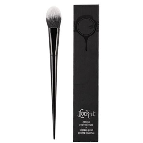 BLACK Precision Powder Makeup Brush #25 - Tapered Fluffy Blusher Highlighter Cheek Beauty Cosmetics Blender Tools