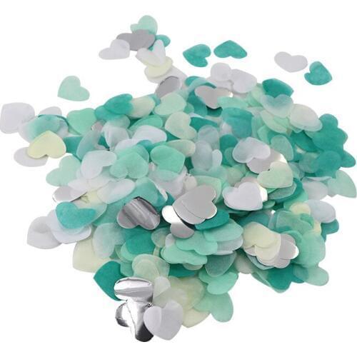 40g/2pack 1-inch Round Tissue Paper Party Table Confetti - 20 Grams mint blue lovely for Wedding Birthday Party Decorations