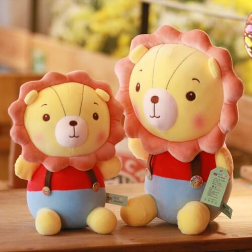 Hot New 1pc 30/40/50CM Hot Sale Popular Cartoon Lion Stuffed Plush Doll Jungle Series Stuffed Animal Toys for Kids Children Gift