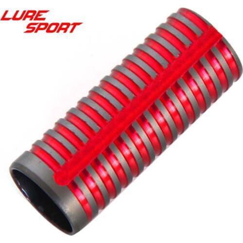 LURESPORT 2pcs SK16 Aluminum Screw Reel Seat part Double Color Fishing Rod Building Component Repair rod DIY Accessory