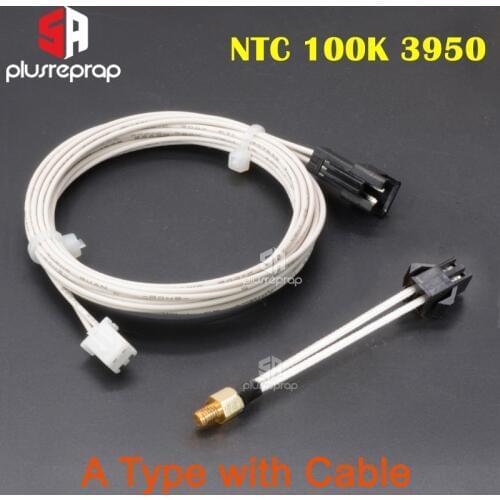M3 Stud Screw-In Thermistor 100K NTC 3950 for 3D Printer Extruder Hotend