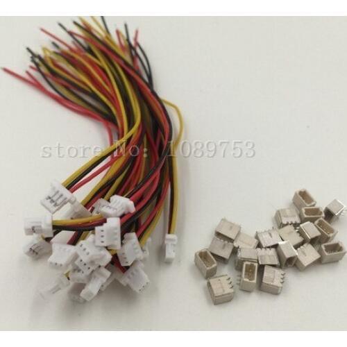 Mini. Micro JST 1.0mm 3-Pin Connector with Wire x 10 sets
