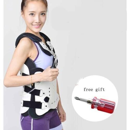 Inflatable thoracolumbar orthosis fixation brace thoracic spine compression fracture brace bracket after surgery
