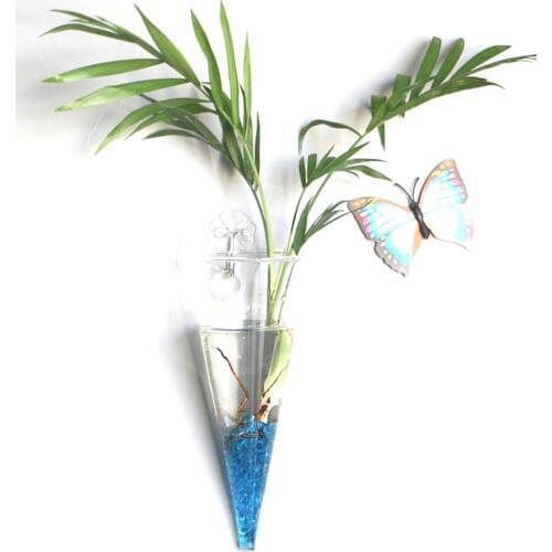 Wall Hanging Hydroponic Glass Vase Transparent Fish Tank Green Plant Plant Pot Creative Home Wall Hanging Decorations