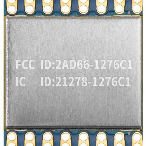 NiceRF 100PCS LoRa1276-C1+spring antenna 915mhz LoRa SX1276 Module 915MHz 20dBm 4Km in Open Area 915MHz/868MHz FCC