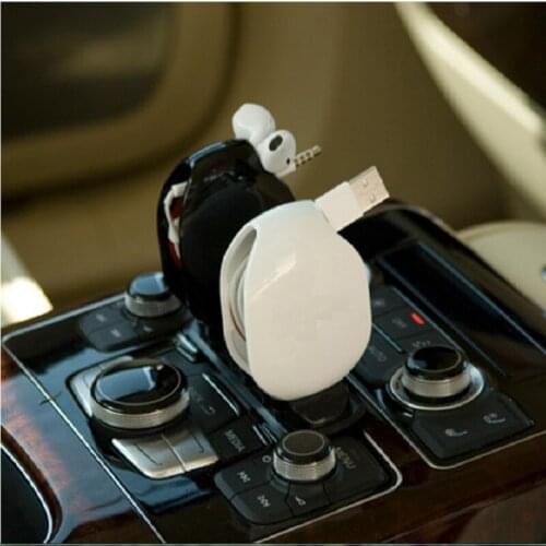 New Headphone Cable Automatic Winder Data Cable Storage Box