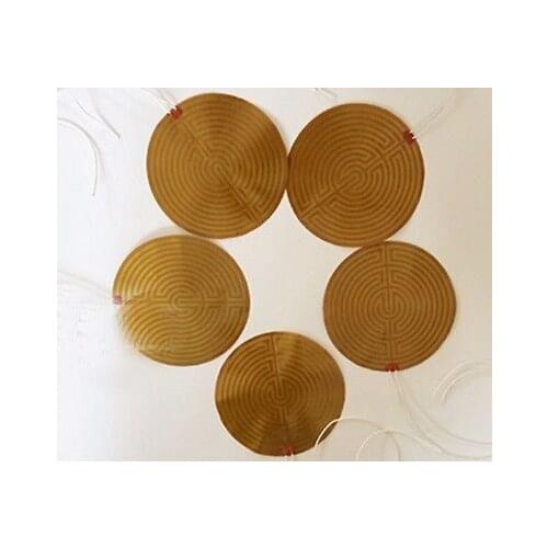 180mm 95W 24V DC Flexiable Round Eeletric Polyimide Film Heater Heating element for