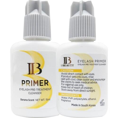 2 Bottles/set 15ml IB Eyelash Extension Glue Primer Premium Gel Remover Professional Lash Makeup Tools