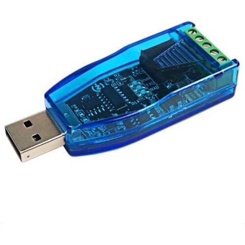 Isolated Industrial USB 5V Converter USB to RS485 Converter Adapter with CH340E Chip TVS Protection for Win XP/2000/7/8/10