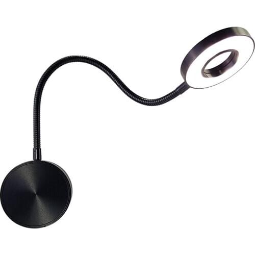 LED-Hoses-Wall-Light Flexible bedroom with switch in LEDs Selfie Ring Light Indoor wall Lapms For Makeup Bedside Reading WJ11