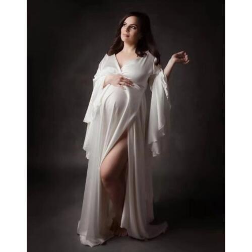 Loose Dresses Maternity Photography Props Belt Pregnancy Dress Photography Maternity Dresses For Photo Shoot Maxi Vestidos