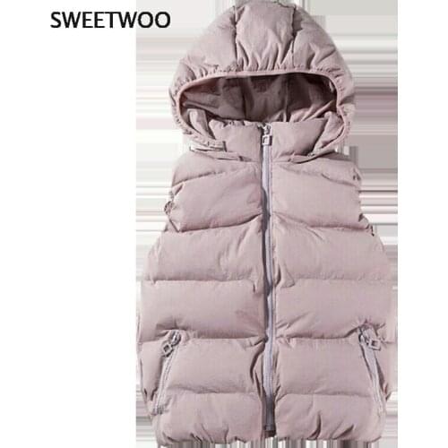 Женские жилеты с капюшоном SWEETWOO China At AliExpress