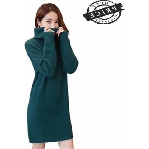 Spring Womens Early Warm Clothes 2021 Fashion Sweater Dresses Female Dress with Long Sleeve Girls Autumn Clothing LWL1a1