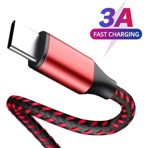 FONKEN 3A USB C Charger Cable for Samsung Galaxy A21s S20 A51 A71 Type-C Fast Charging Cable Micro USB Mobile Phone Charge Cord