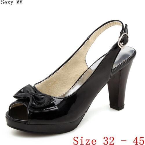 Women High Heel Sandals Shoes Woman High Heels Platform Gladiator Sandals Pumps Small Plus Size 32 33 - 40 41 42 43 44 45