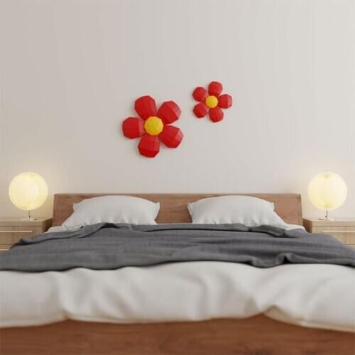 Handmade Origami Flower Three-dimensional 3D Paper Model DIY Creative Craft Puzzles Educational Kids Toy Wall Decoration