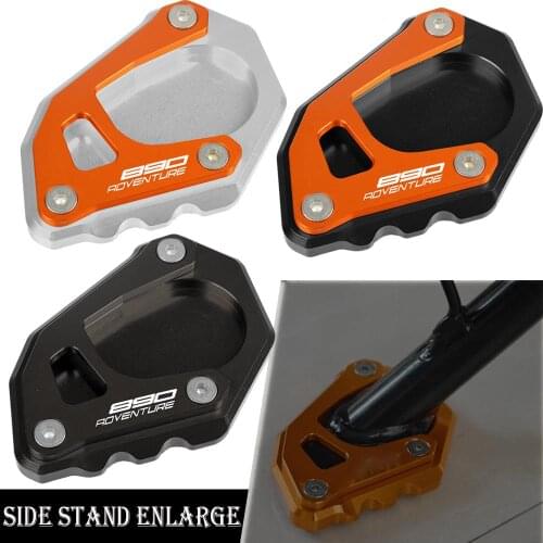 890 ADV Adventure R 2020 2021 Motorcycle CNC Side Stand Enlarge Extension Kickstand 890R 890 Adventure R Accessories Motorbike