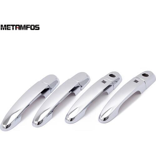 Car Accessories For Kia Sorento 5dr Hatchback 2010-2013 2014 Exterior ABS Chrome Door Handle Decoration Cover Trim Protector