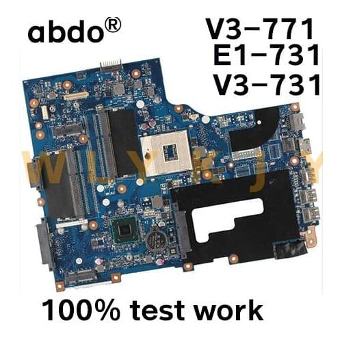 For Acer Aspire E1-731 E1-771 V3-771 V3-731 laptop motherboard VA70 VG70 PLACA PRINCIPAL NBMG711001 NB.MG711.001 DDR3 100% teste