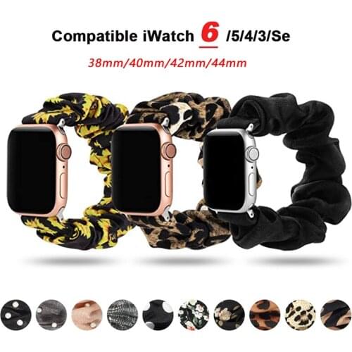 Apple Watch Cotton Elastic Band, 40mm 44mm Apple Watch Elastic Band 6 5 4, IWatch Series 6 SE 5 4 3 38mm 42mm Strap Apple Watch