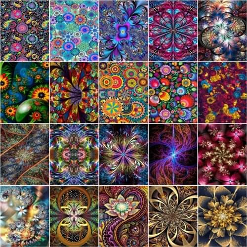 HUACAN DIY Frame Painting By Number Colorful Flower Kits Acrylic Handpainted Picture By Number Drawing On Canvas Home Decor Gift