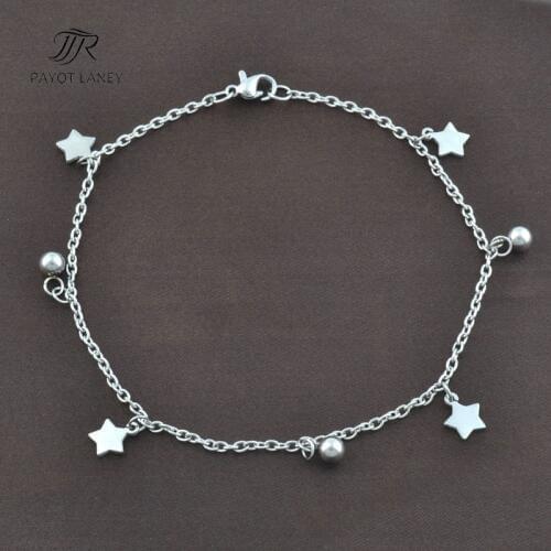 Stainless Steel Anklet Bracelet on Foot Ankle Bracelet Anklet-1