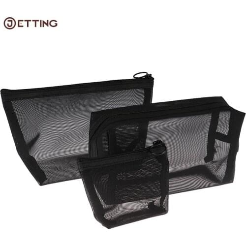 JETTING Black Cosmetic Bags