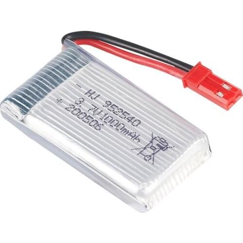 JST Plug 3.7V 1000mAh Lipo Battery + Charger for X400 X500 X800 HD1315 HJ818 HJ819 X25 RC Quadcopter Drone Spare Part vs 800mah